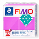 Fimo Effekt Knete - neon pink, Modelliermasse 57g Normalblock